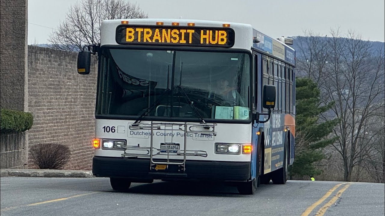 Dutchess County Transit 2023 Gillig Low Floor 40 #106 from Galleria Mall to Poughkeepsie.