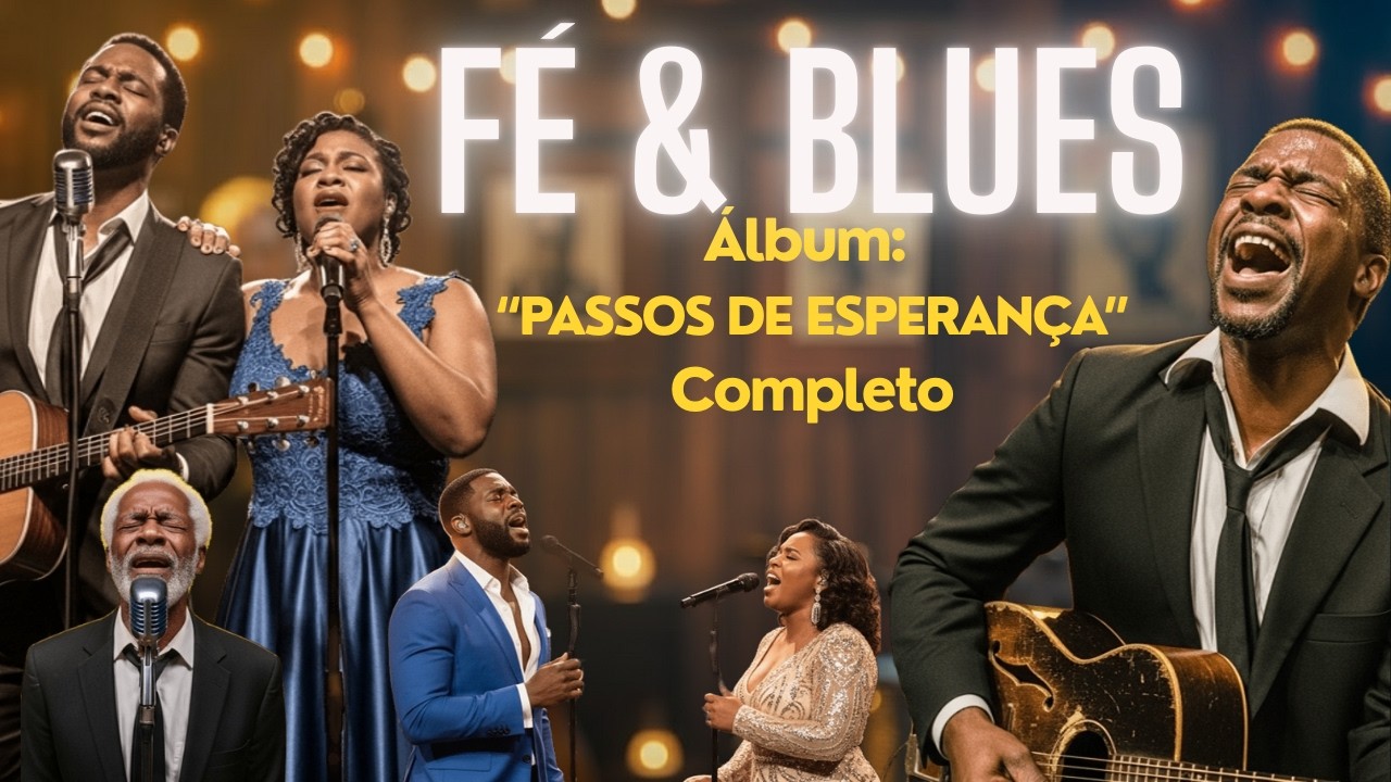 Passos de esperança -  Álbum Completo - Blues Cristão  Fé & Blues