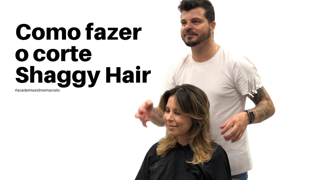 Como fazer o corte shaggy hair?