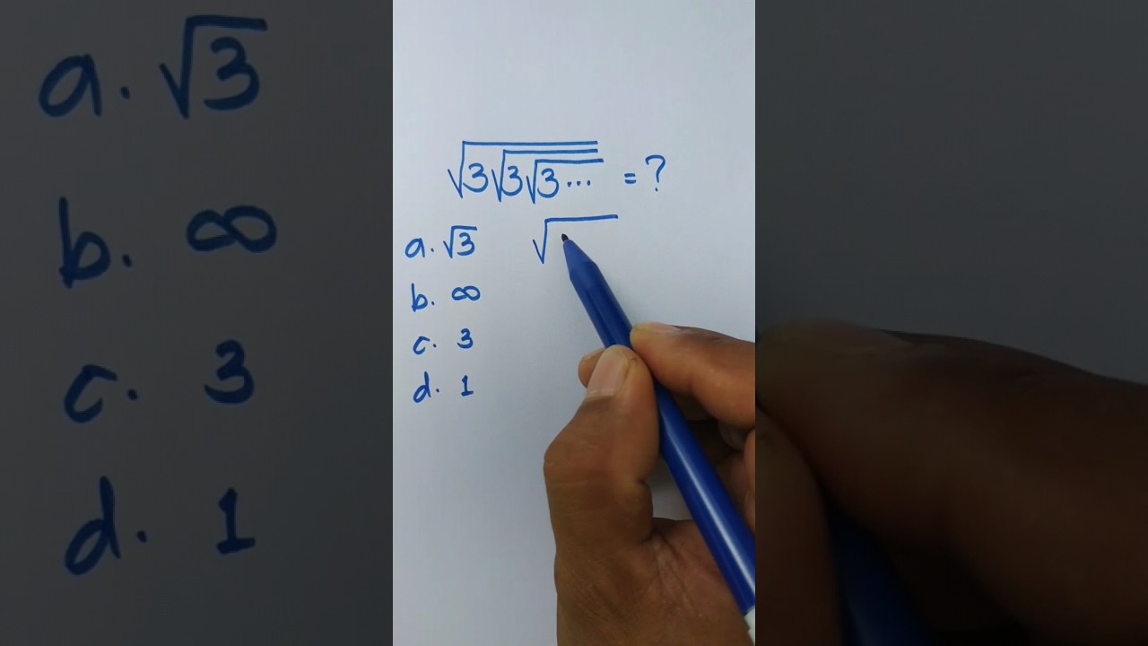 🔴Nice Square Root Math Problem #maths