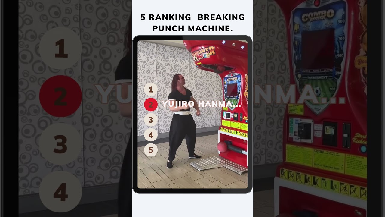 Ranking top 5 breaking punch machine 👊🏼