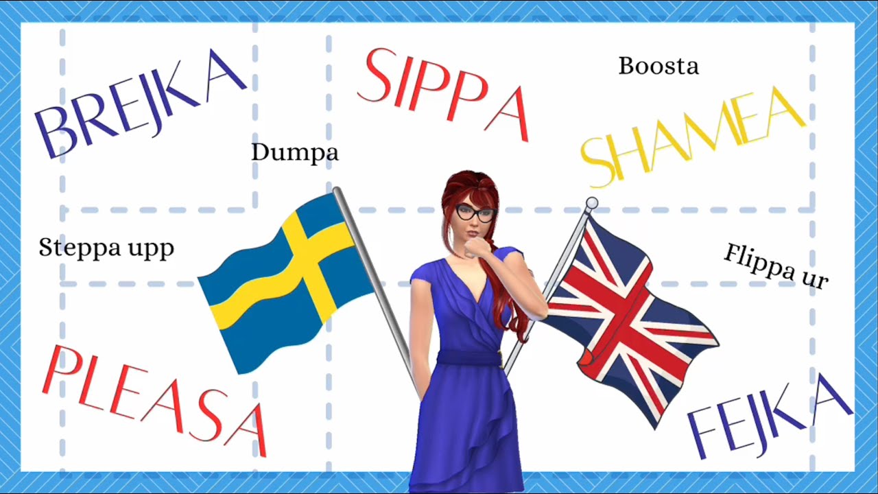 Svengelska verb - Swenglish verbs