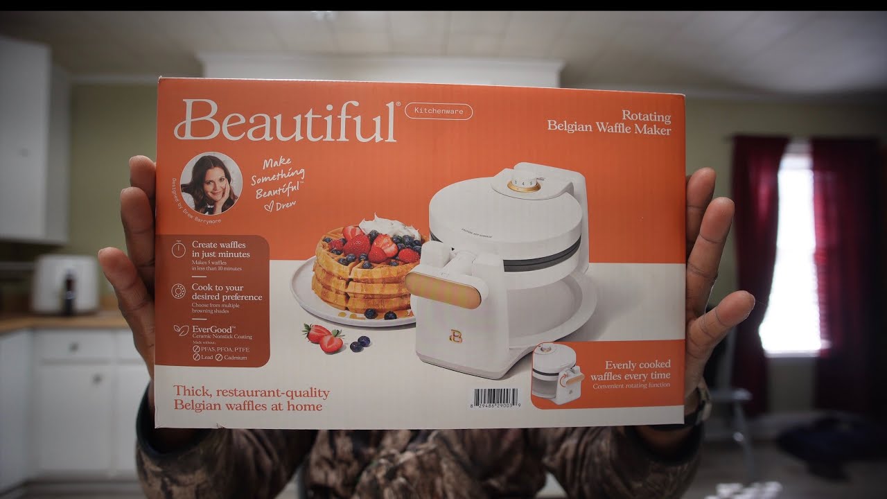 Drew Barrymore (Rotating Belgian Waffle Maker) Unboxing…