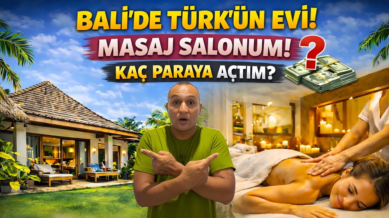 Bali’de Türk’ün Evi ve Masaj Salonu! Kaç Paraya Açtım? 😱