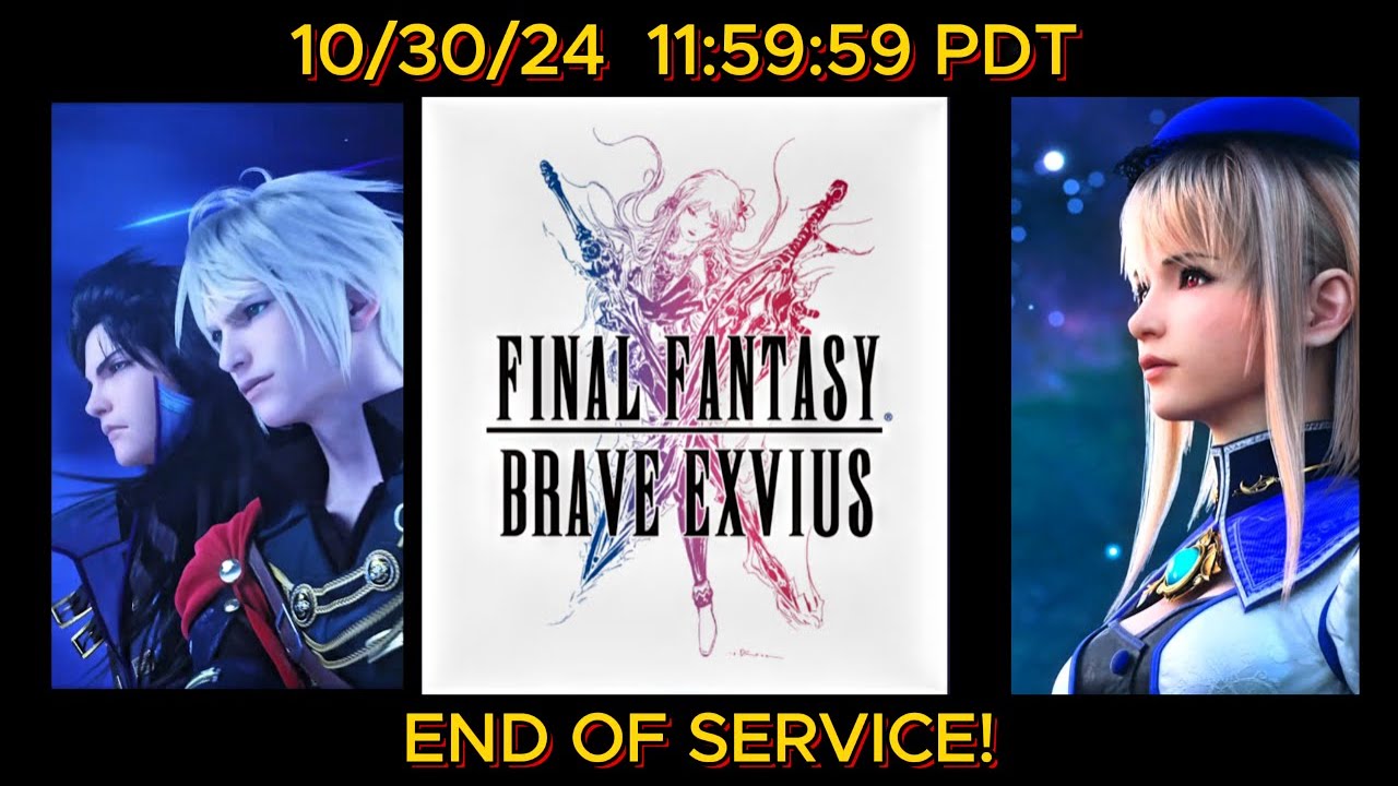 Final Fantasy Brave Exvius Global End of Service