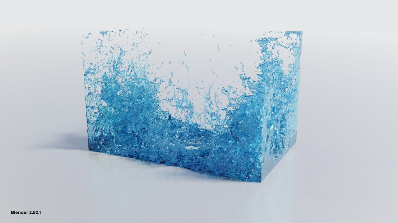 Simulation of liquid water I Render Cycles