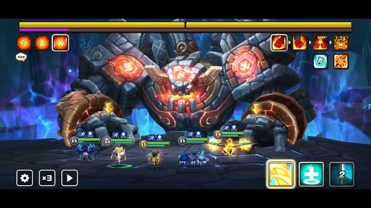 Release Tar Tar! KiII Minotaur! 🐮 F2P SW part 33: Ruler of Labyrinth Tartarus Normal Boss Fight