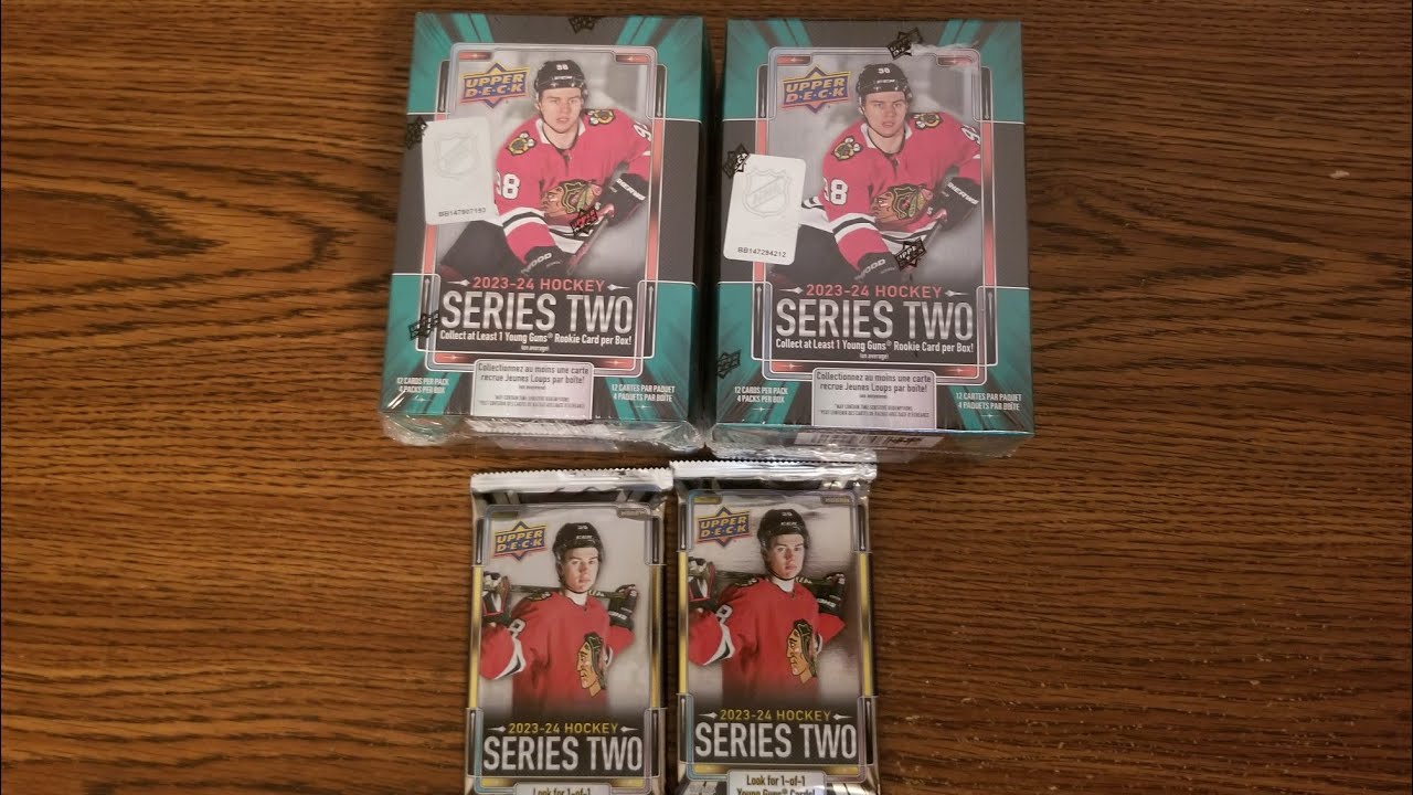 2023/24 Upper Deck Series 2 - Ouverture de 2 Blasters Boxes et 2 Hobby Packs | Complètement Absurde