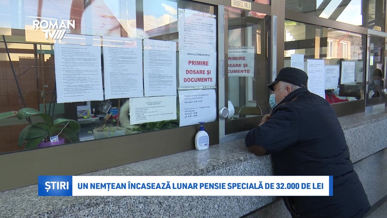 Un nemțean &icirc;ncasează lunar pensie specială de 32.000 de lei