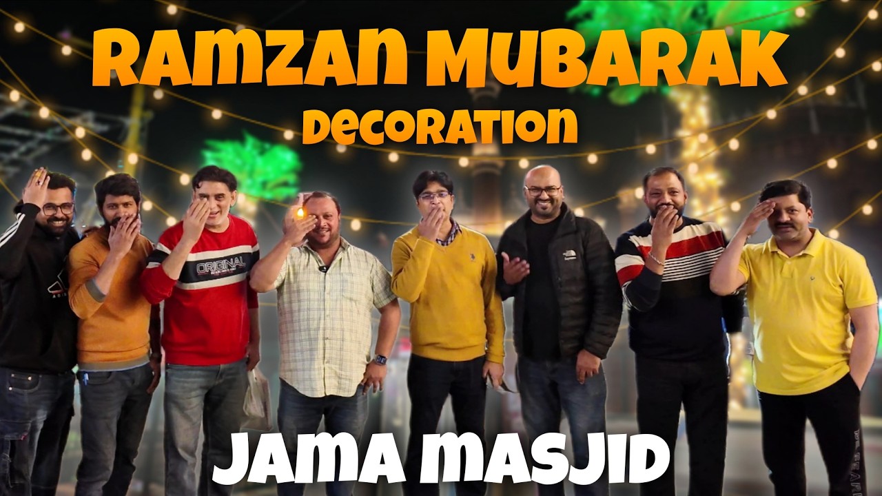 RAMADAN PREPARATION AT JAMA MASJID | RAMZAN STREETFOOD 2026 | रमजान की तैयारी जामा मस्जिद बाजार में