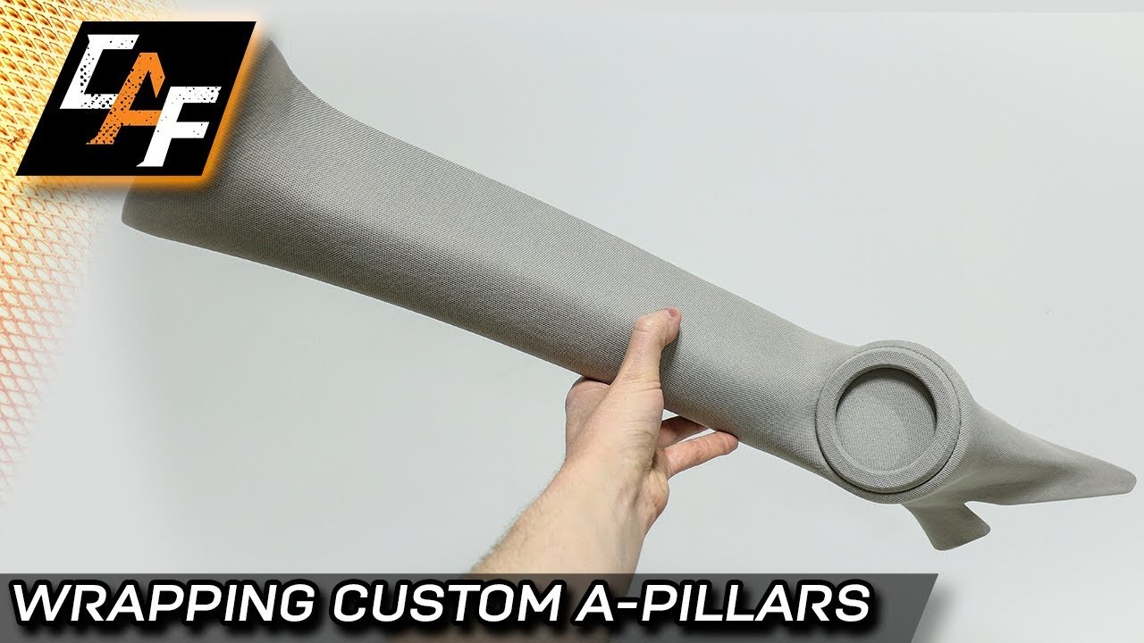 Custom A Pillar Speakers - Upholstery Wrapping - Vinyl, Suede, Headliner