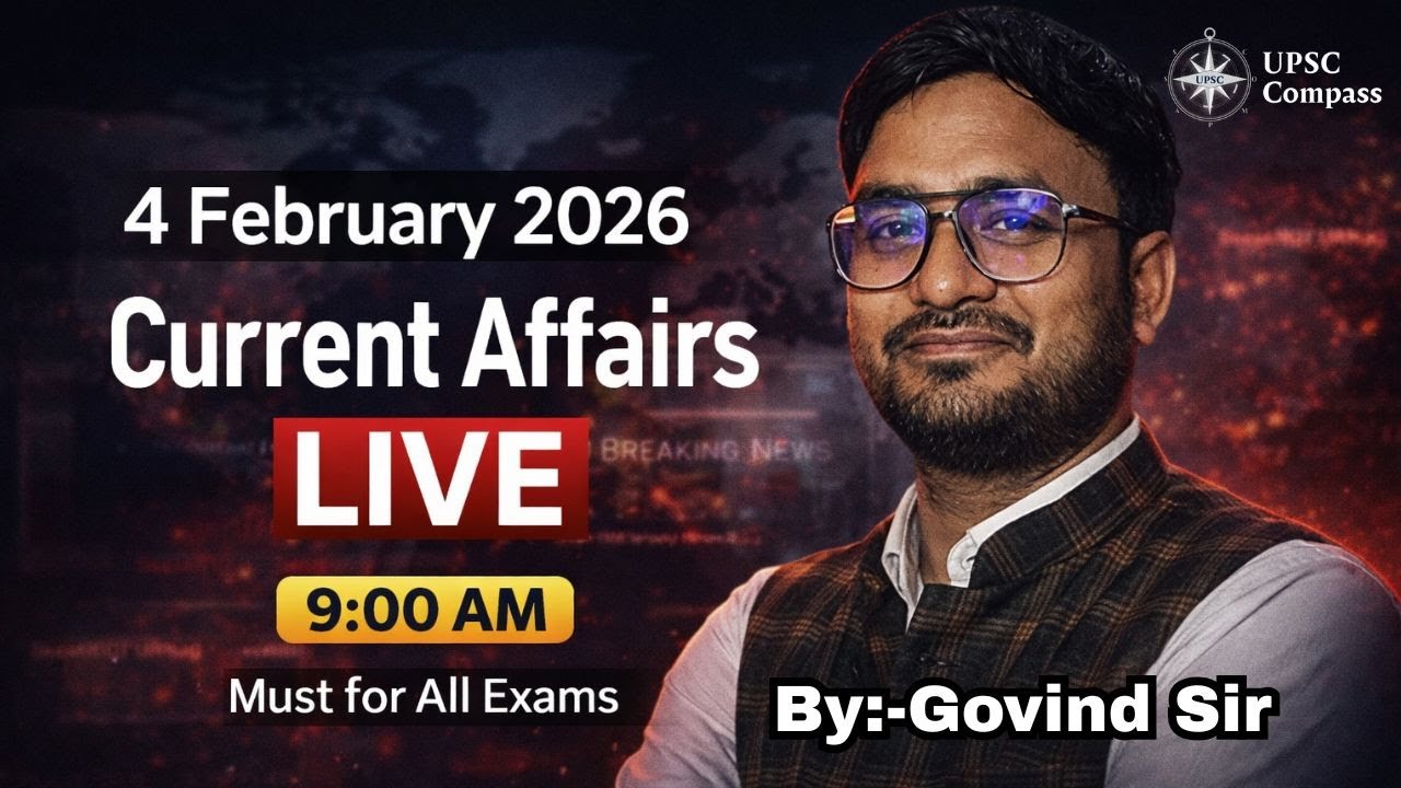 5 February 2026 Current Affairs LIVE | UPSC, SSC, Banking | Today’s Most Important CA