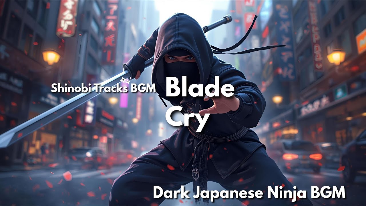 Blade Cry | Dark Japanese Ninja BGM for Focus & Inspiration – Shinobi Tracks BGM