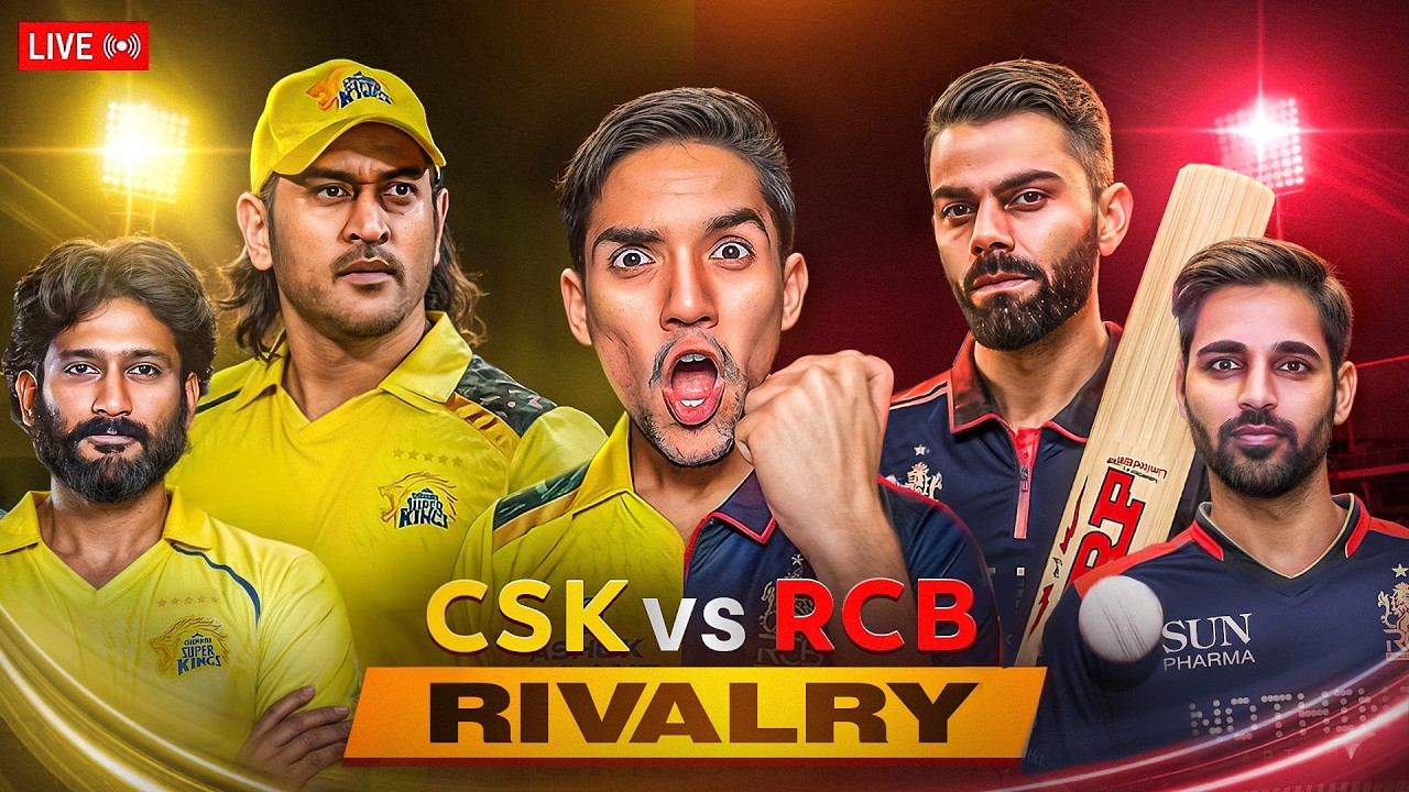 RCB vs CSK (RIVALRY)😍| Is this the last MAHIRAT?🔥| Cricket Cardio LIVE