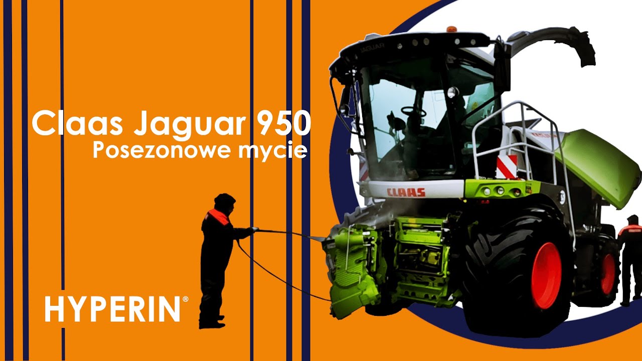 GR SNELA - Mycie sieczkarni Claas Jaguar 950 po sezonie | Hyperin