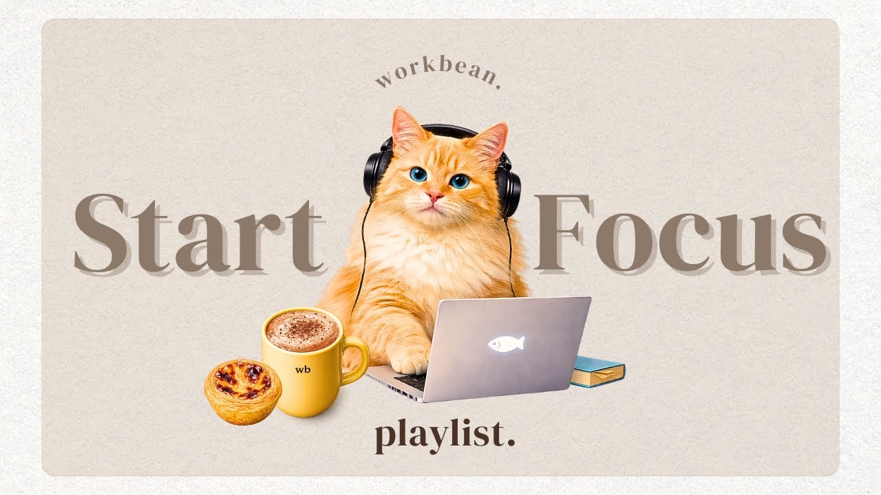 【4-Hour Focus Music】Lo-fi beats for deep focus, study & work | No rush, just focus 🌿
