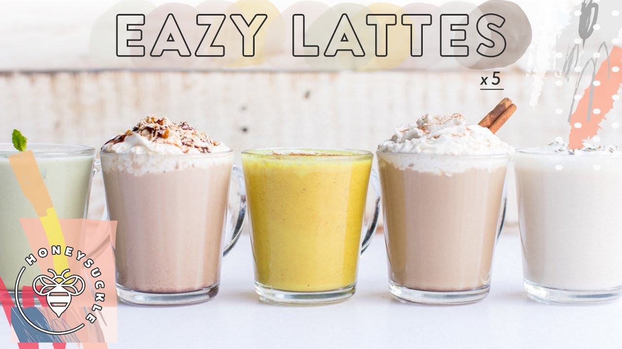 5 Super Hella Eazy LATTES for #BuzyBeez ☕