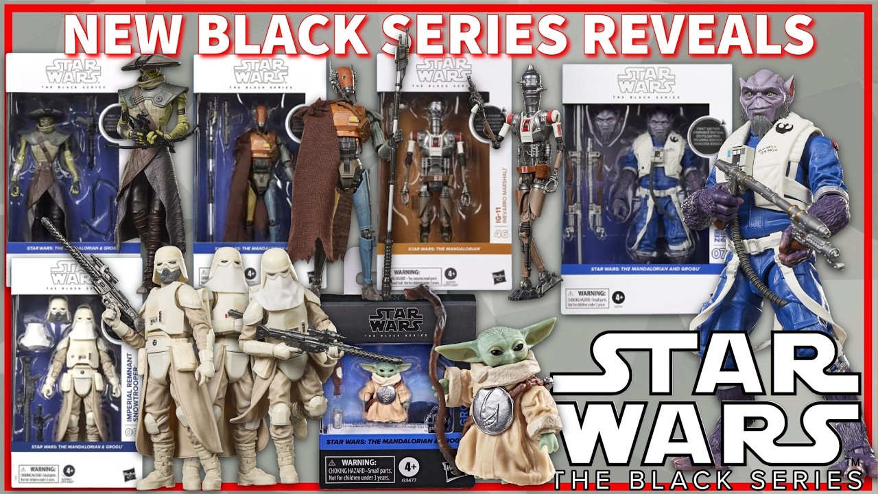 HUGE Black Series Reveals! Zeb, Embo, Snow Trooper, Grogu & More!
