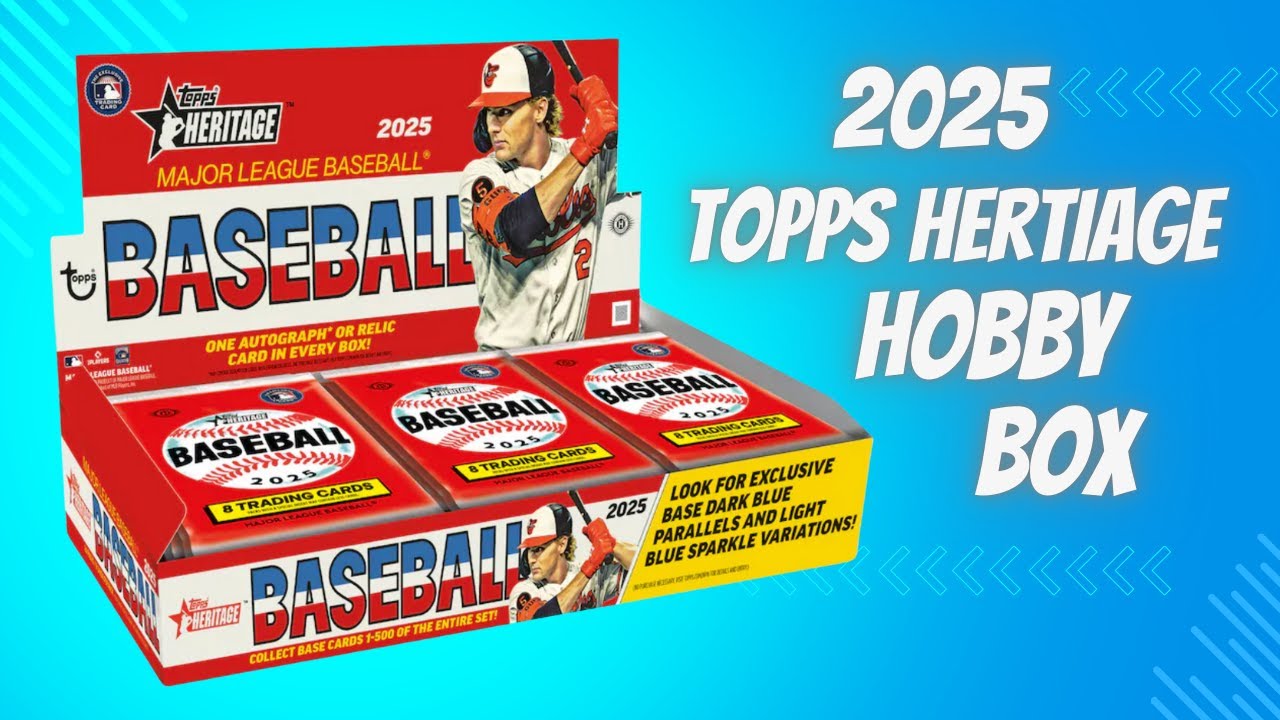 2025 Topps Heritage ⚾️ Hobby Box! ** 1 Auto or 1 Relic Per Box! **