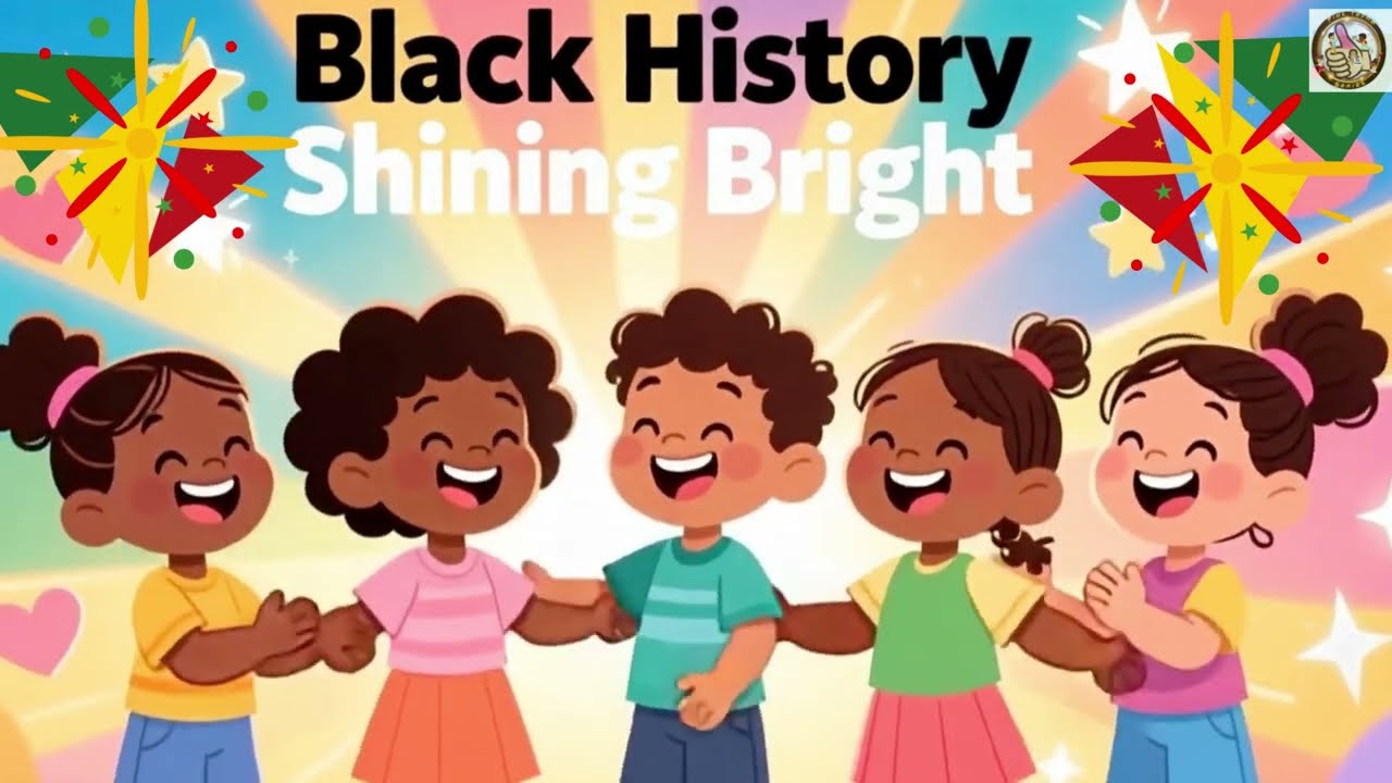 Песня «Black History Shine Bright Song» (музыка канала Pink Thumb Learning Channel)
