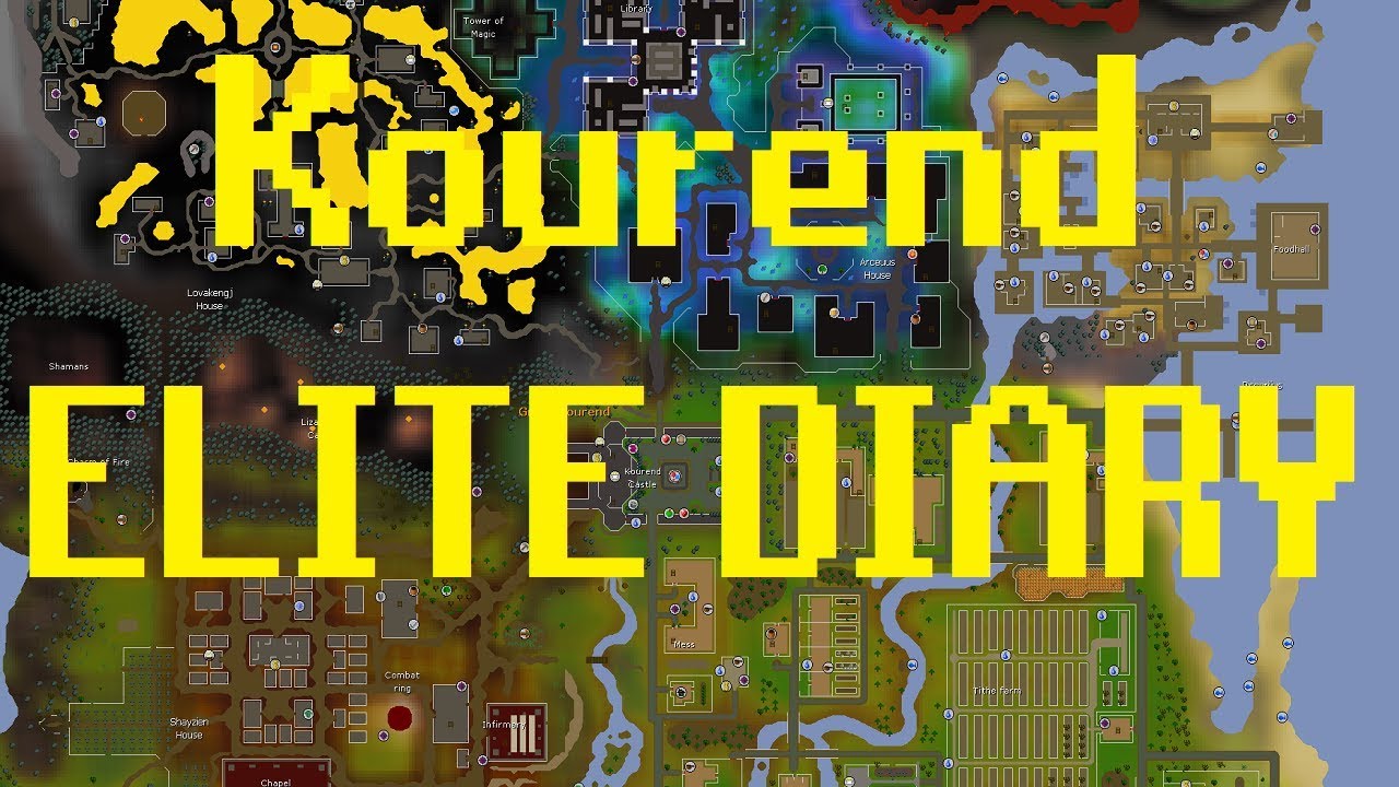Kourend and Kebos Elite Diary Guide