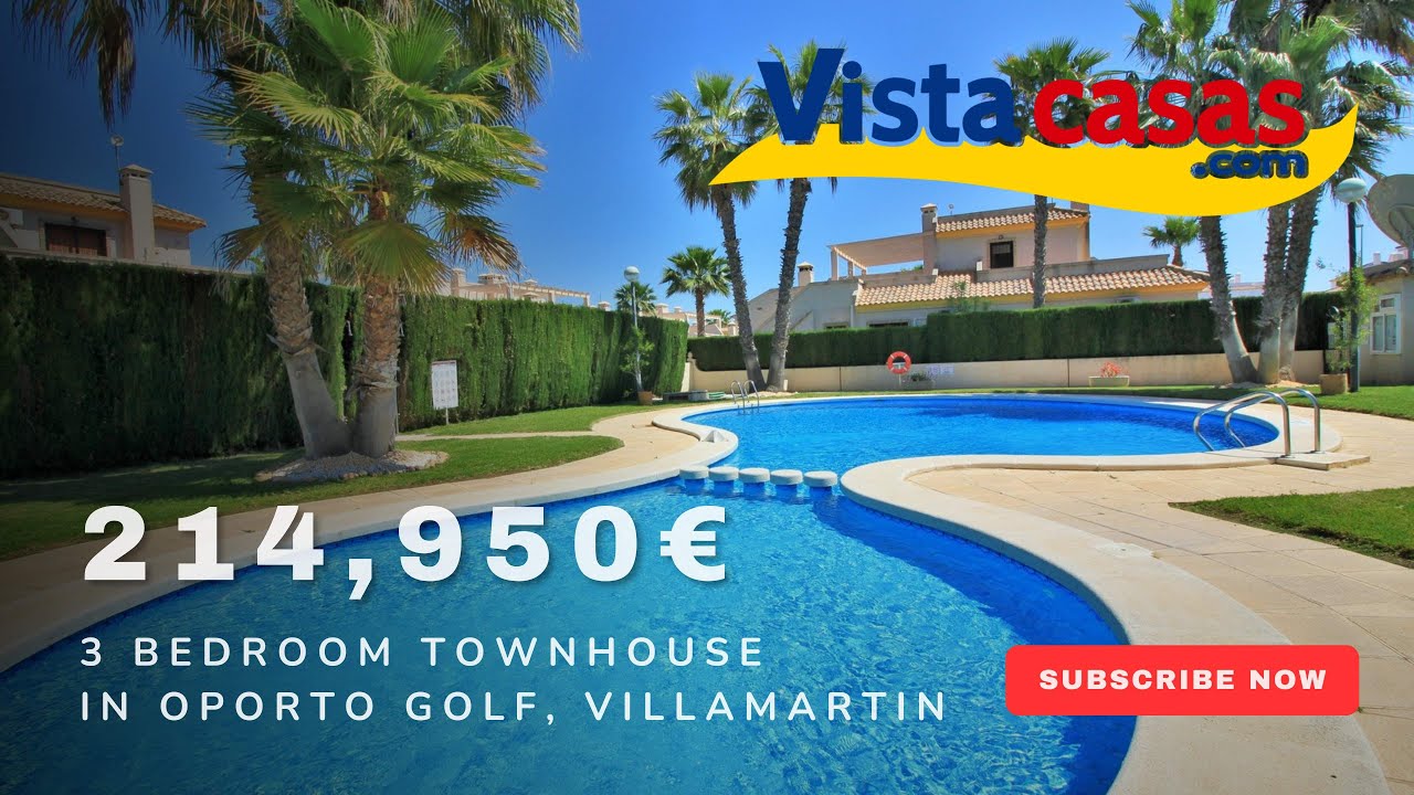 LISTING WITH LIAM: 3-Bed Quad with Solarium & Pool Access | Oporto Golf, Villamartin - 214,950€