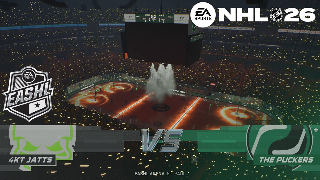 The Puckers vs. 4KT Jatts - NHL 26 EASHL 3v3 Season Play (S3) 2-20-26 (4K)
