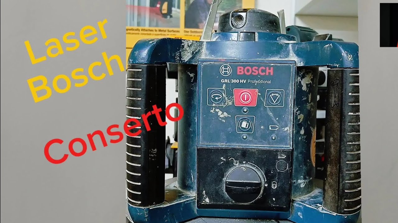 NÍVEL A LASER BOSCH - VEJA ESTÁ RESTAURAÇÃO 