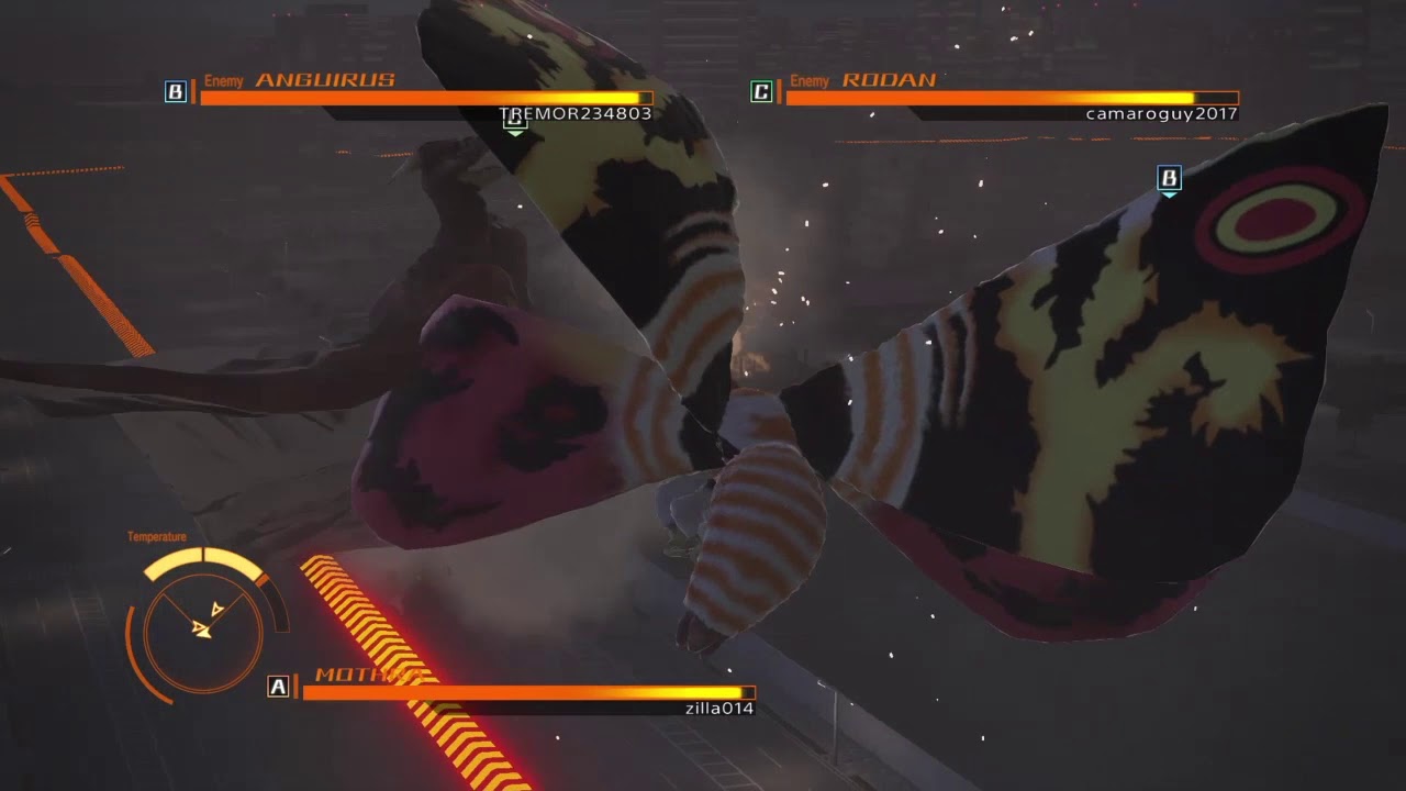 Godzilla PS4: Mothra vs Anguirus vs Rodan