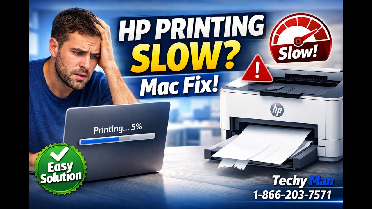 HP Printer Printing Slow on Mac? Easy Fix for macOS (Step-by-Step Guide)