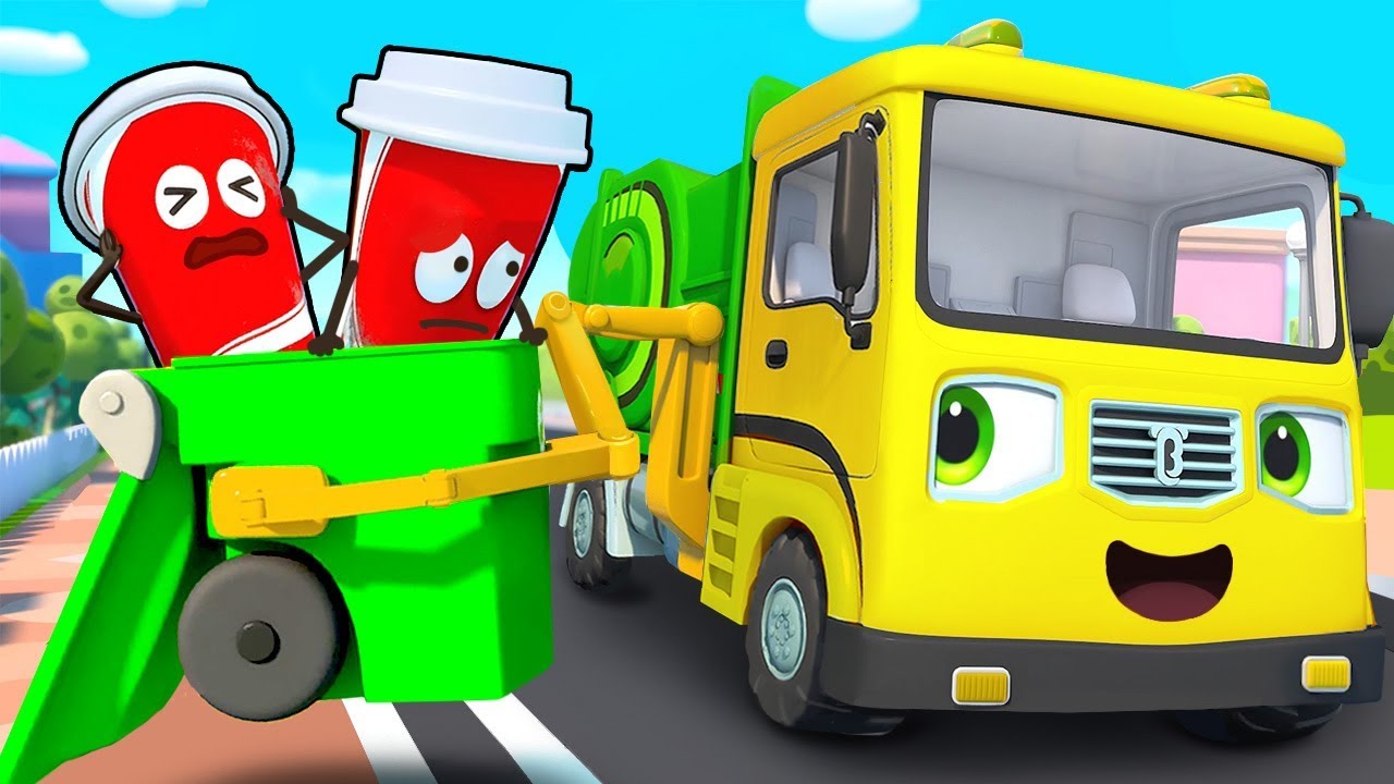 나는 멋진 청소차 | 쓰레기를 치워요 | 생활동요 | 베이비버스 인기동요 | BabyBus