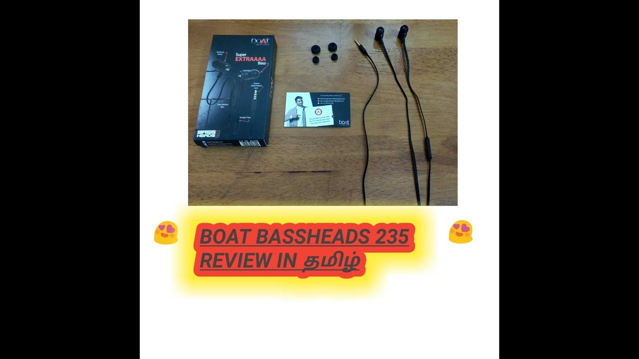 😍😍😍BOAT BASSHEADS 235 REVIEW IN TAMIL😍😍😘