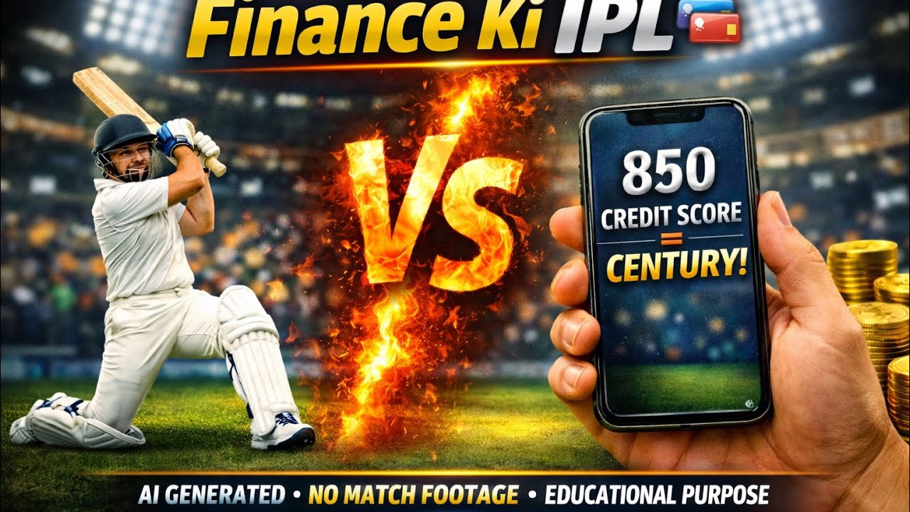 Cricket Score vs Credit Score | Finance Explained Like IPL Match #ipl2026 #today 