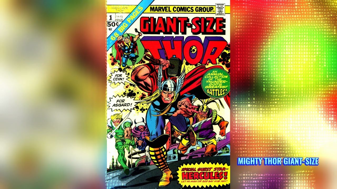 История комиксов Marvel: Mighty Thor Giant-Size #1 (июль 1975 г.) #marvelcomics #thor ⚡