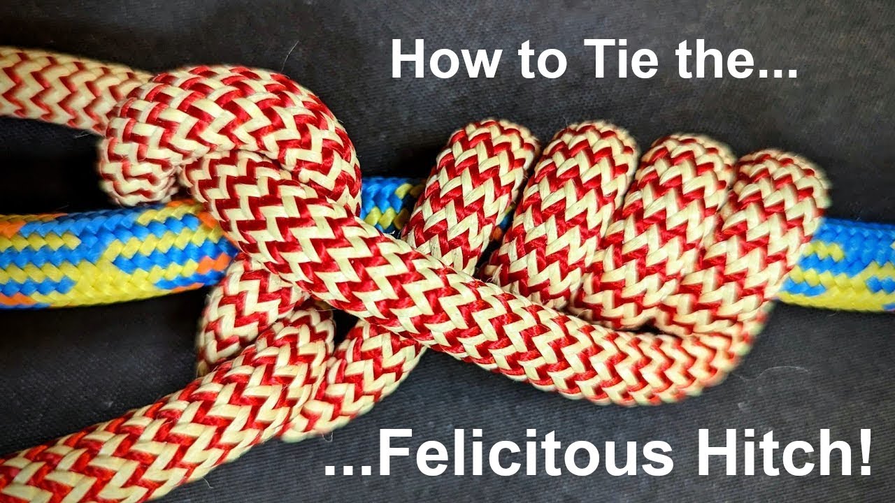 Фрикционная сцепка FELICITOUS (также известная как FELICITY) для арбористов и альпинистов!
