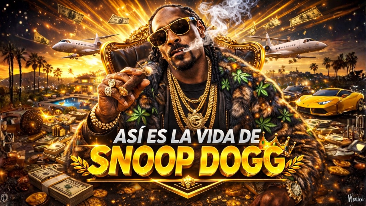 La EXTRAVAGANTE y MILLONARIA Vida de SNOOP DOGG 💰