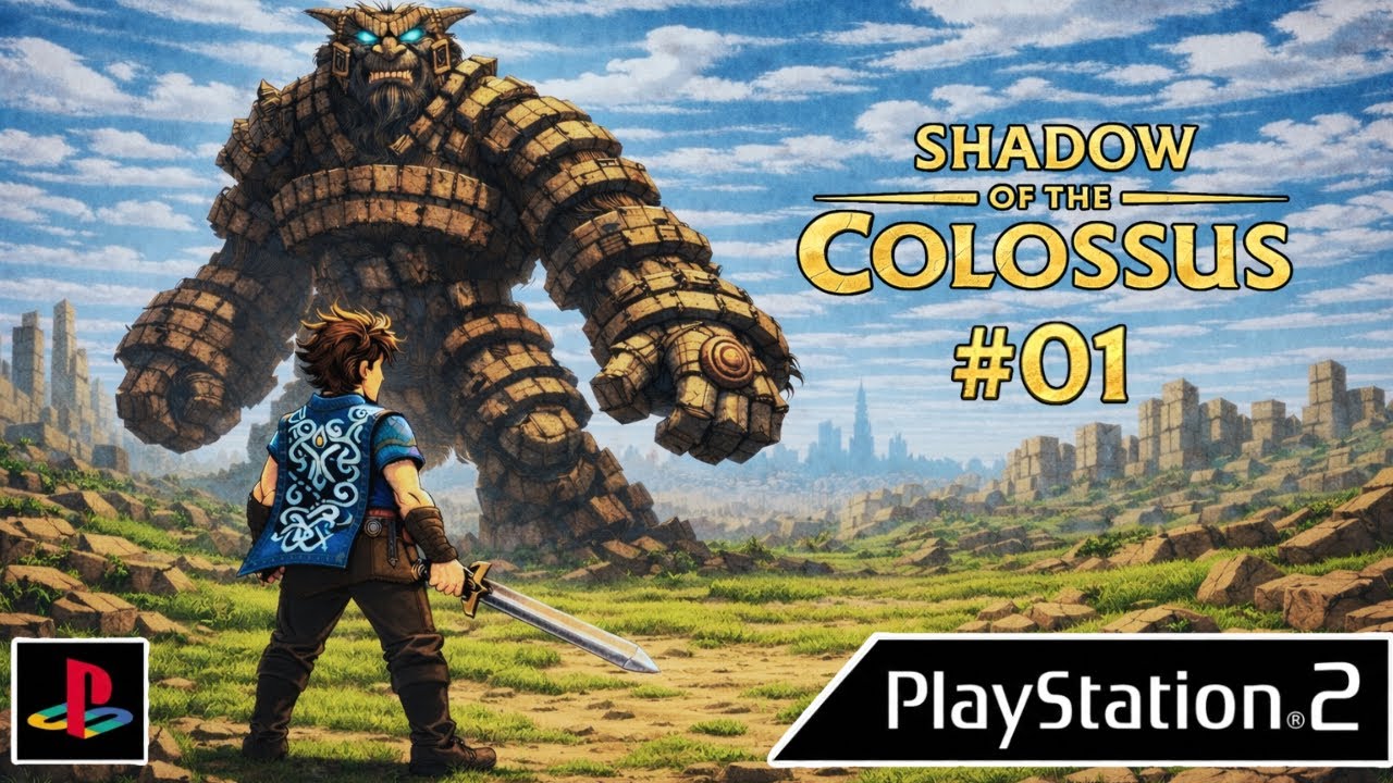 SHADOW OF THE COLOSSUS PS2 DUBLADO PT-BR - #01 
