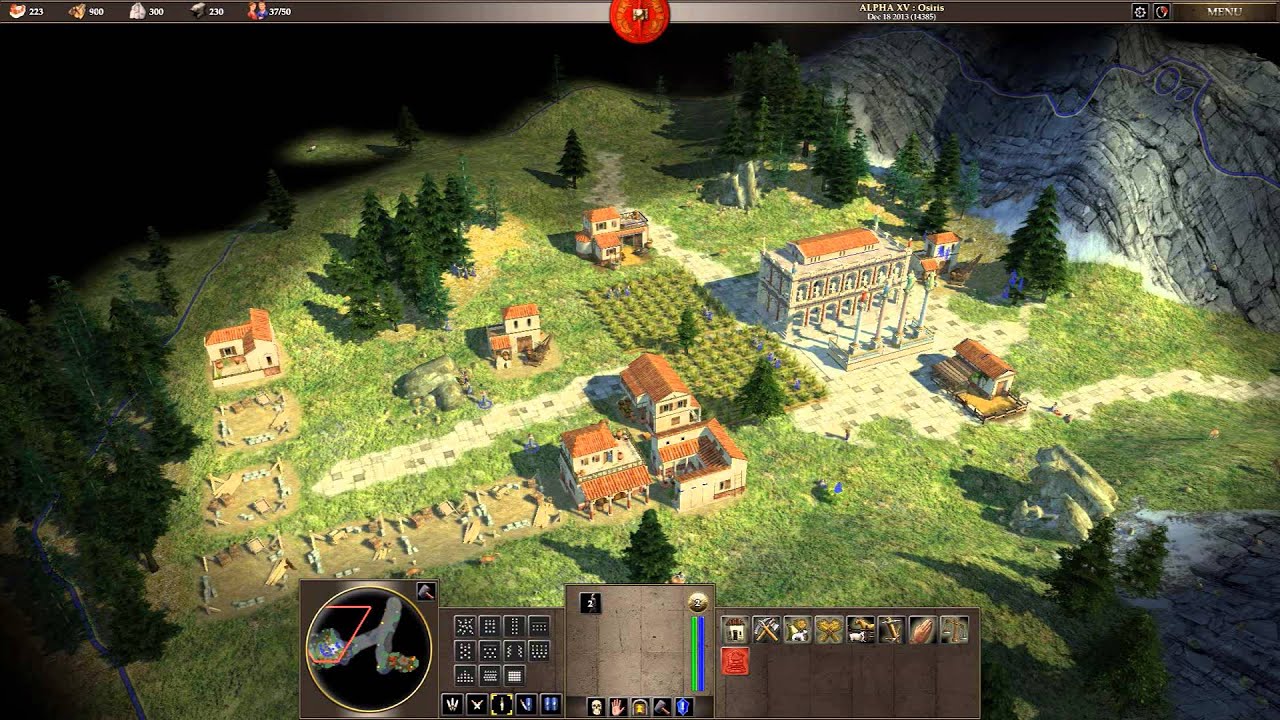0 A.D. Alpha 15 Osiris - Romans Gameplay Part 1