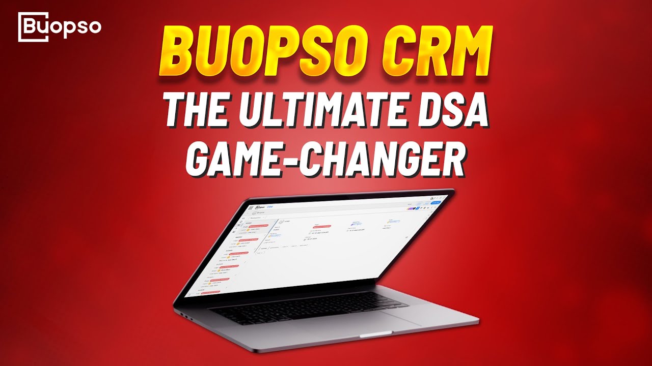 🚀 Buopso CRM: The Ultimate DSA Game-Changer (Stop Losing Leads!) 🔥 | BUOPSO