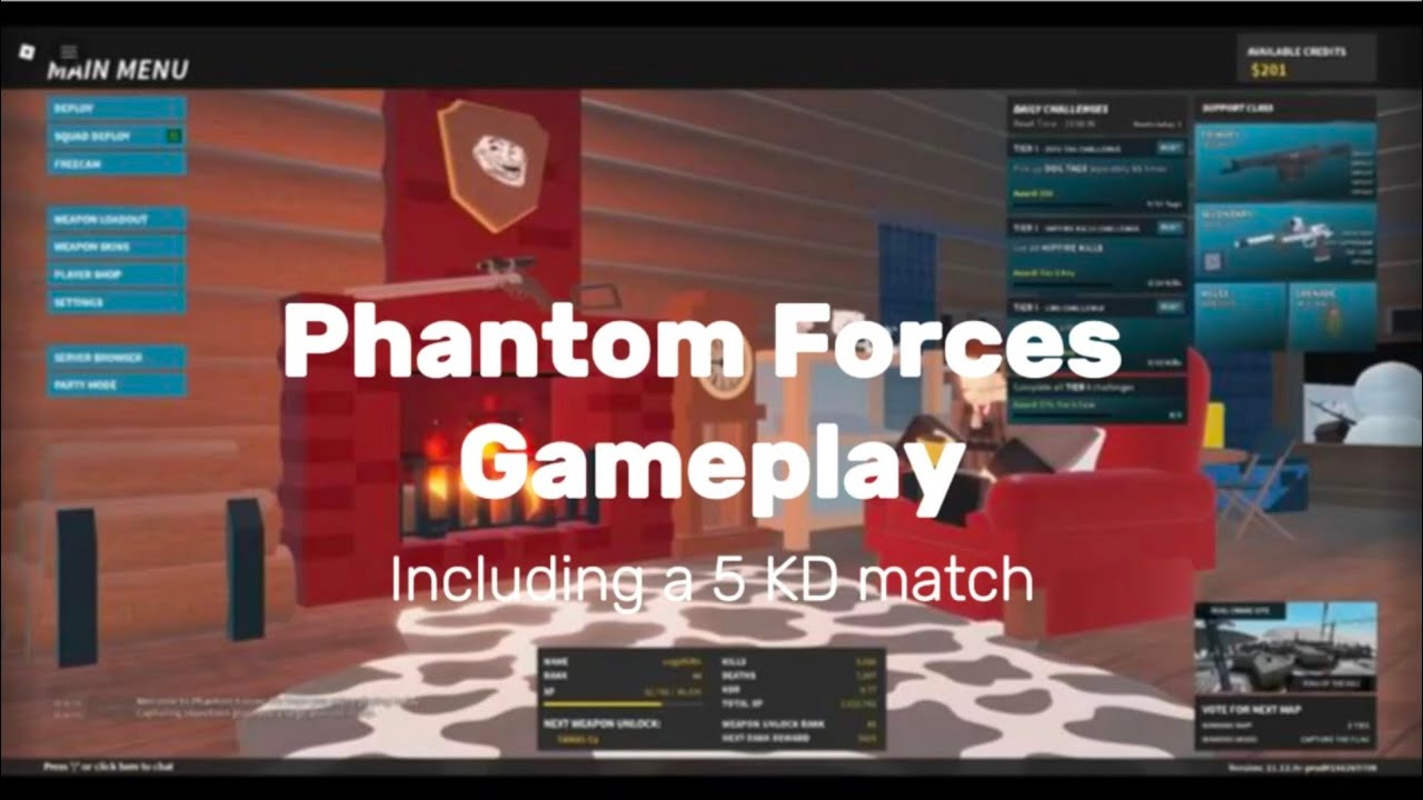 Phantom Forces AK-12BR gameplay WITH A 5 KD MATCH!