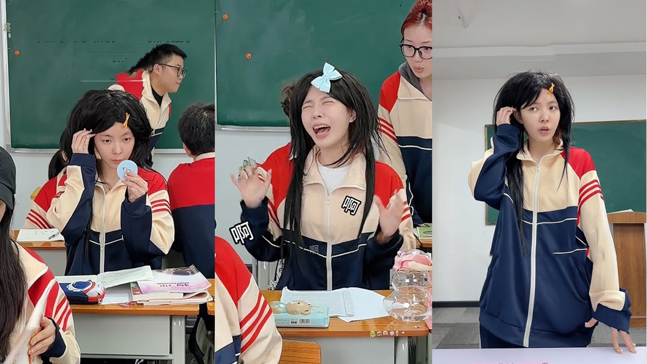 【叮叮喵】好想回去扇自己壹巴掌，當時是對散發魅力有什麽誤解嗎#搞笑 #搞笑段子 #回忆  #大学生 #解压  #校园 #娱乐 #反转