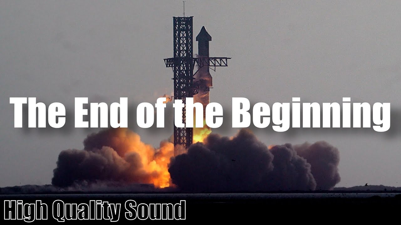 Starship IFT-1 Launch From 3.9 Miles Away with INSANELY LOUD Audio!