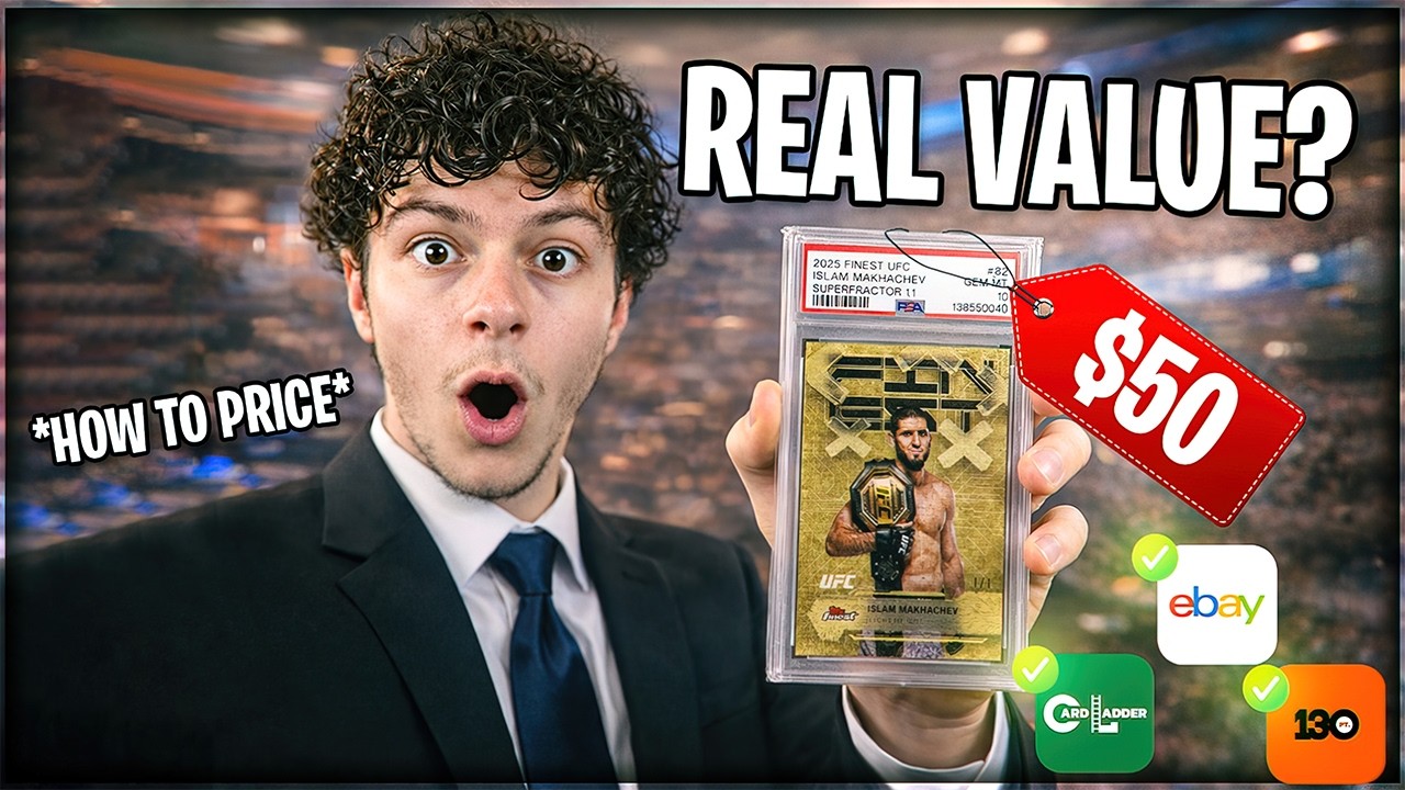 HOW TO FIND THE PRICE OF UFC SPORTS CARDS | HOW TO COMP SPORTS CARDS