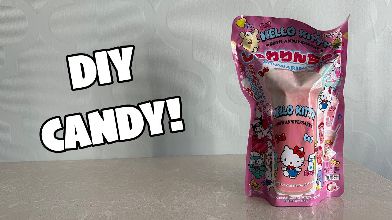 DIY Candy - Sanrio - Hello Kitty 50th Anniversary Jelly Drink - Japanese Candy - English Instruction