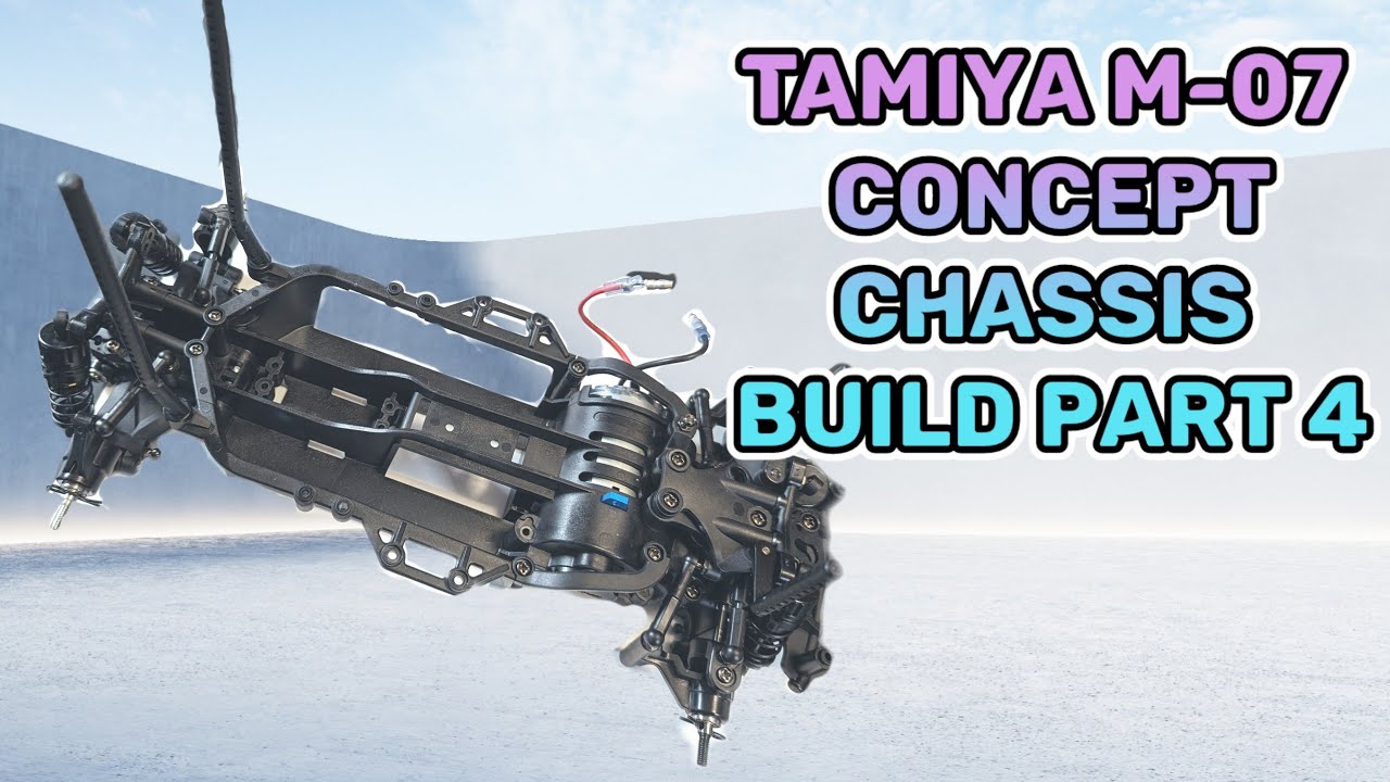 Tamiya M-07 CONCEPT chassis build part 4