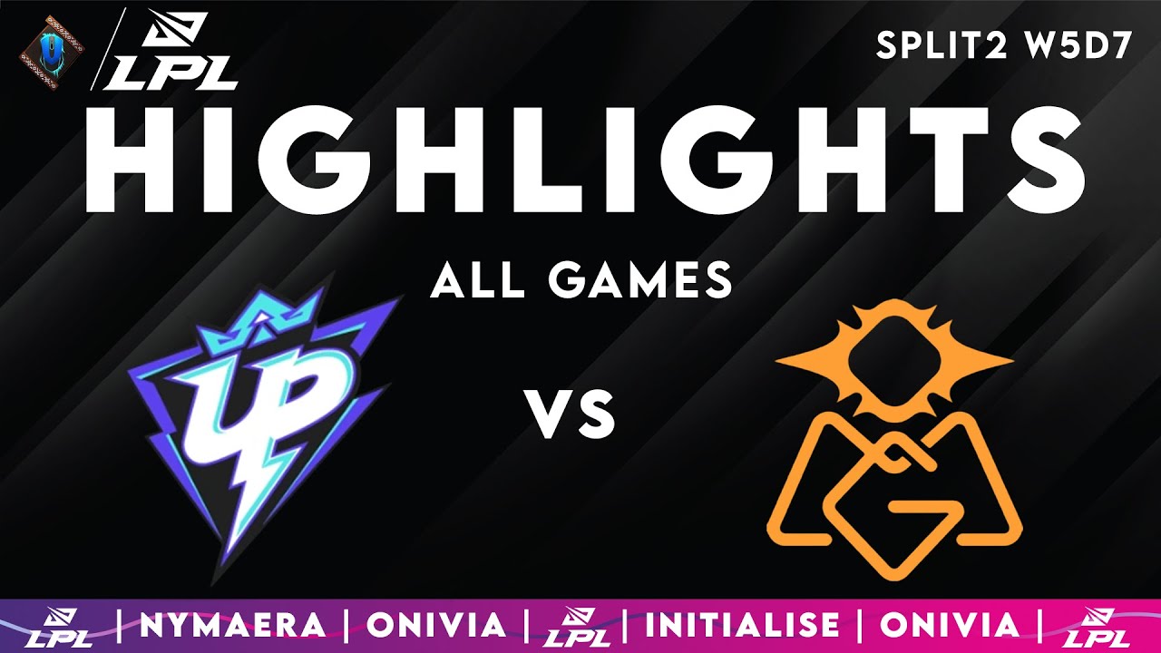 UP vs OMG ALL GAMES Highlights | LPL Spring 2025 | Ultra Prime vs Oh My God by Onivia