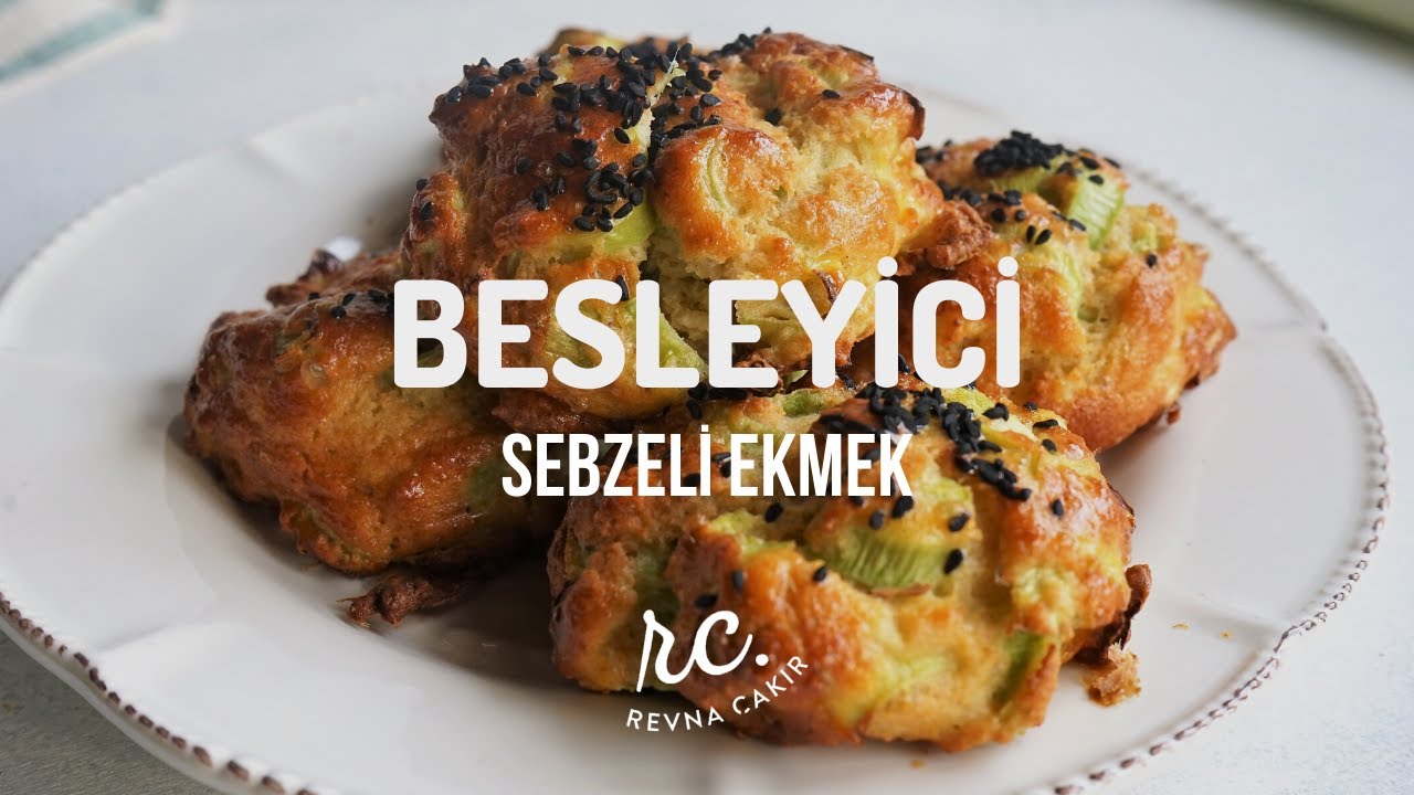 Besleyici Diyete Uygun Sebzeli Ekmek | Mayasız!