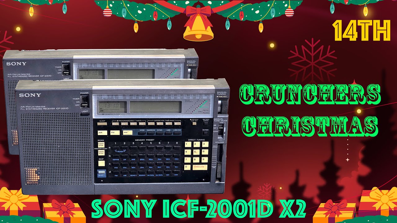Crunchers Christmas: A brace of SONY ICF-2001D's to repair