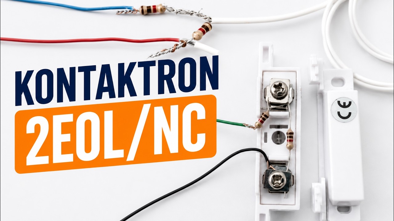 Jak podłączyć kontaktron z dwoma rezystorami? Kontaktron w 2 eol/nc