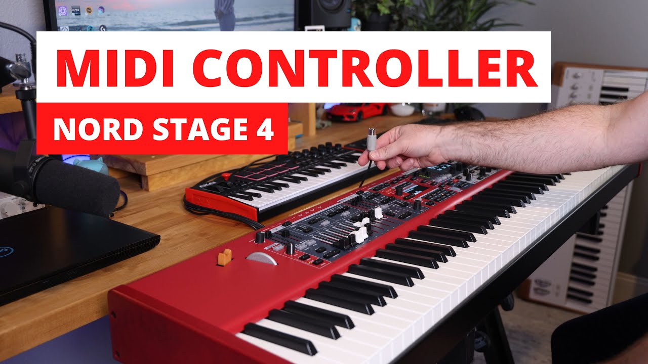 Nord Stage 4 - Connecting an External MIDI Device